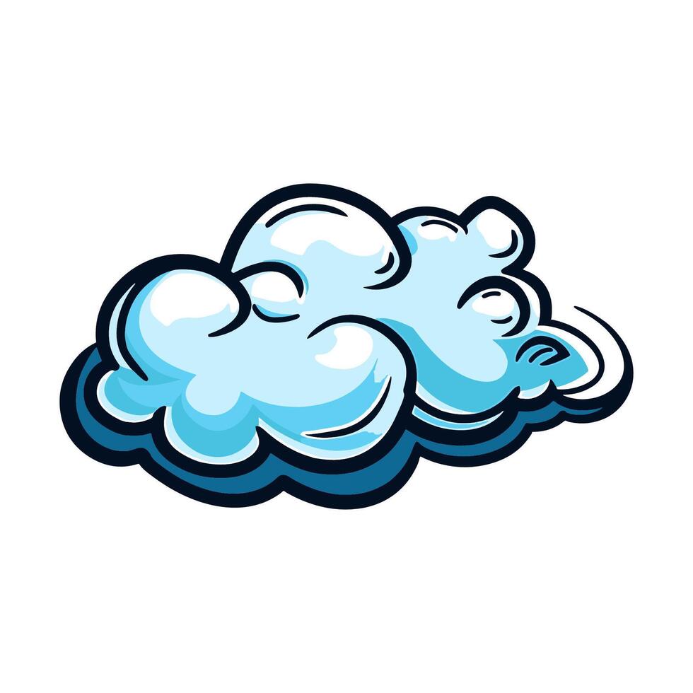 cloud cartoon design vector
