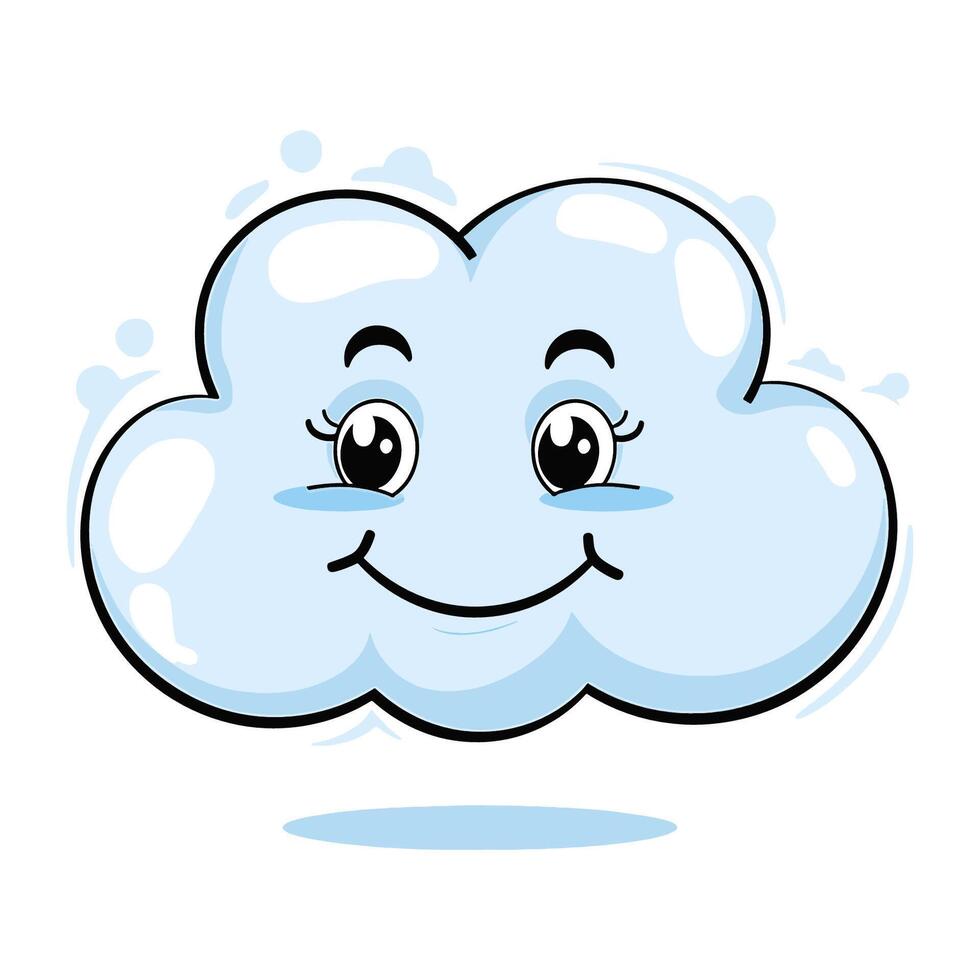 Cloud with a Smile vector
