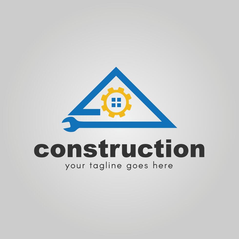 Construction Logo Design Template vector