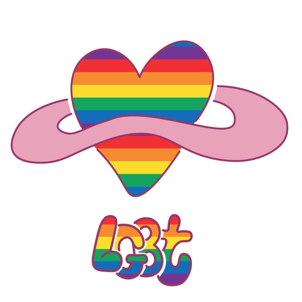 pride flag poster vector