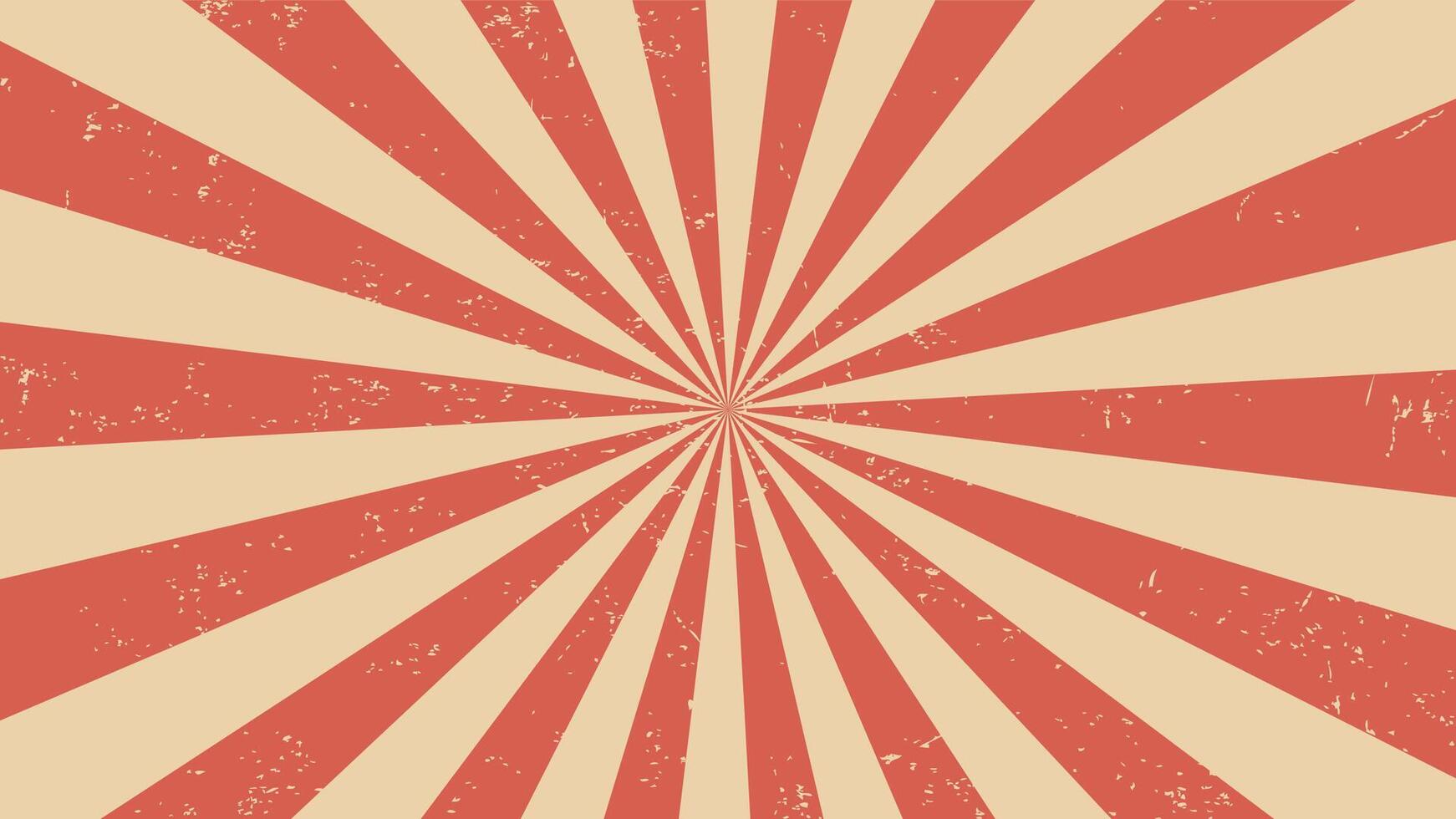 Circus background and spiral retro ray, sunbeam vector