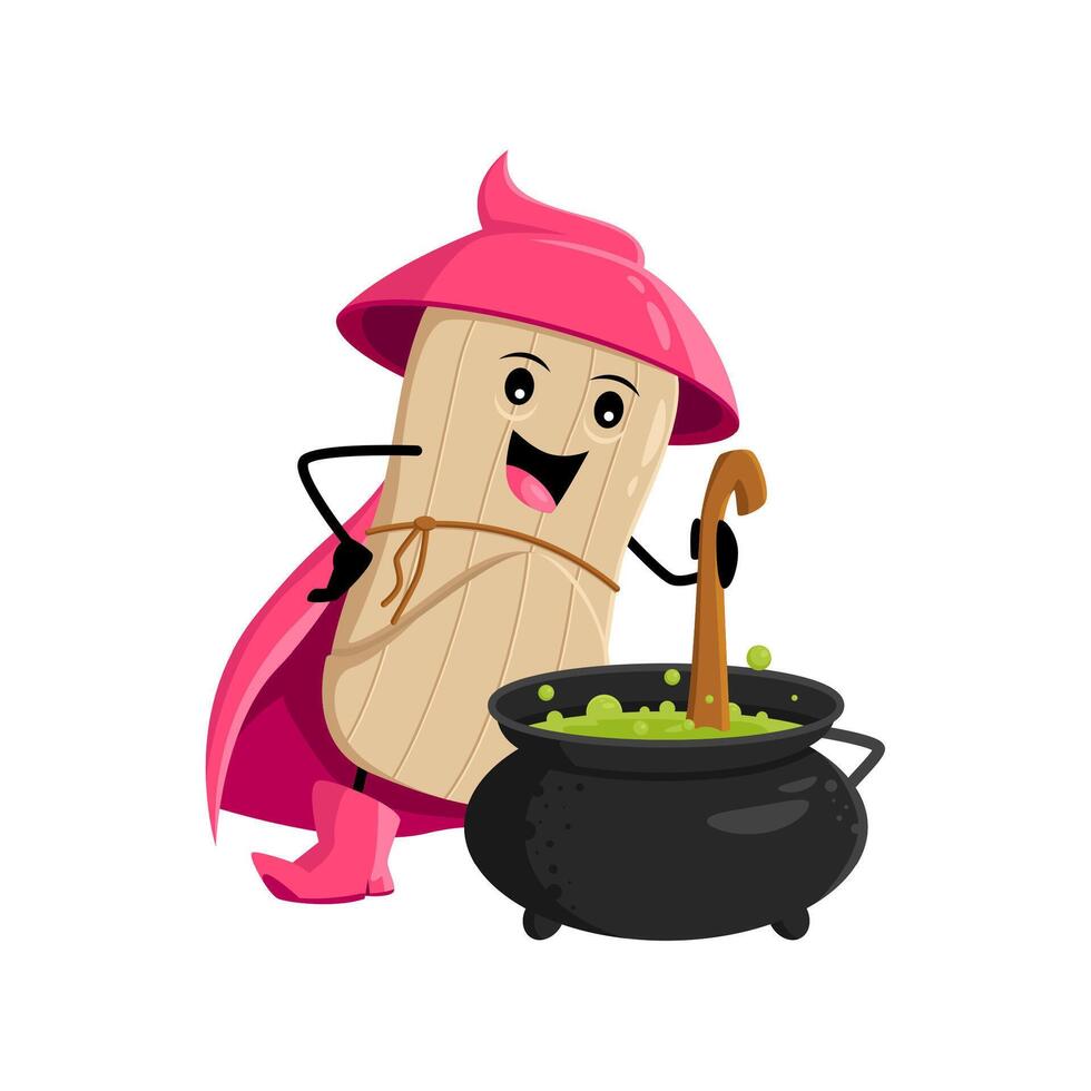 Cartoon Halloween tamales tex mex food wizard 46914691 Vector Art at ...