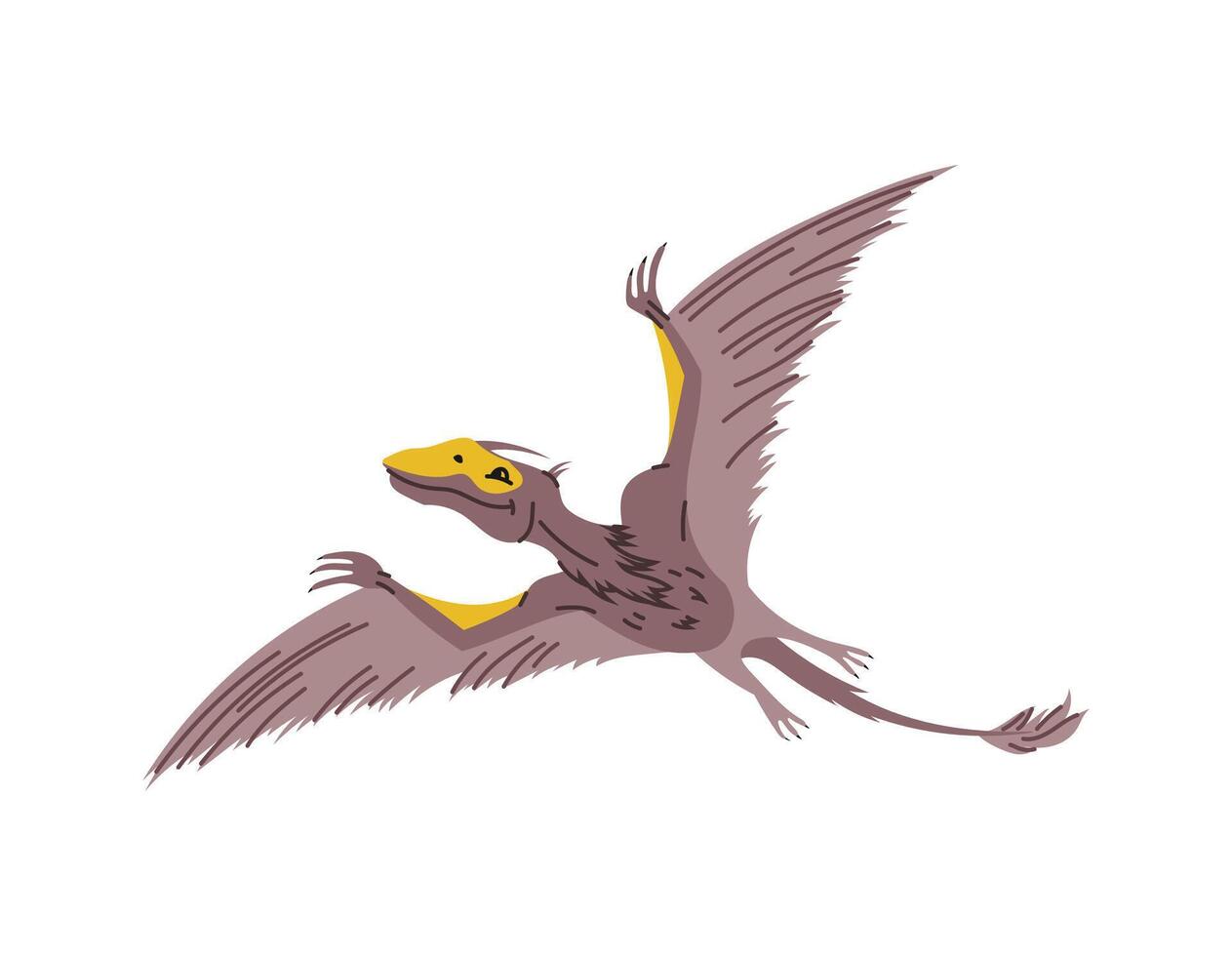 Dinosaur character, nothronychus personage vector