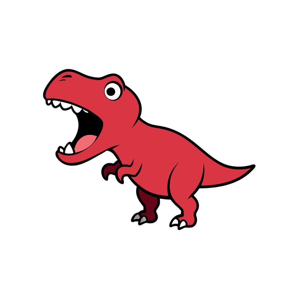 Archaeotherium dinosaur play icon illustration vector