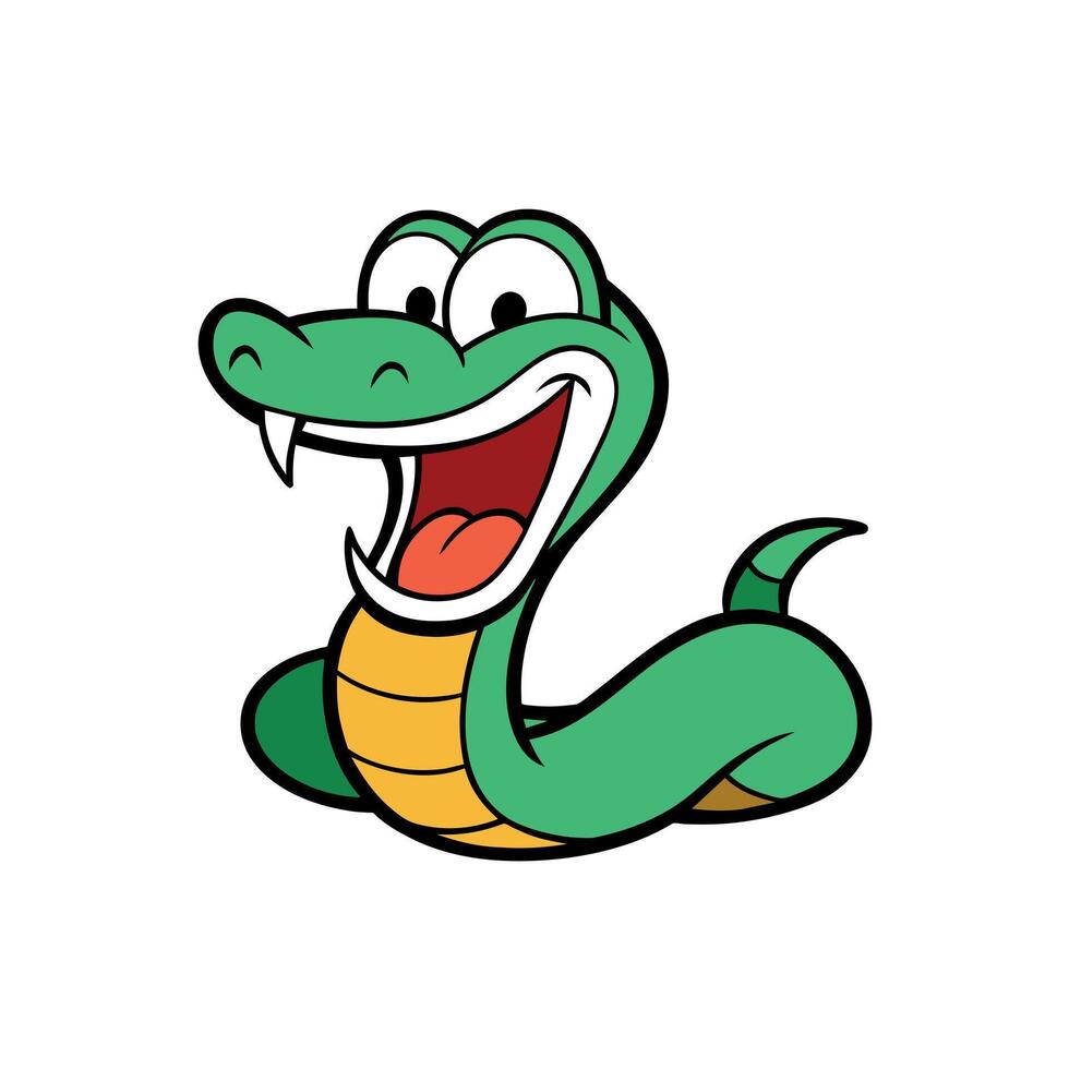 Aruba Rattlesnake snake laughs icon illustration vector