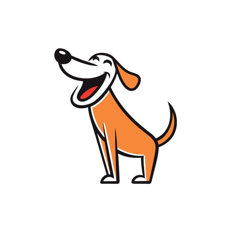 Azawakh dog laughs icon illustration vector