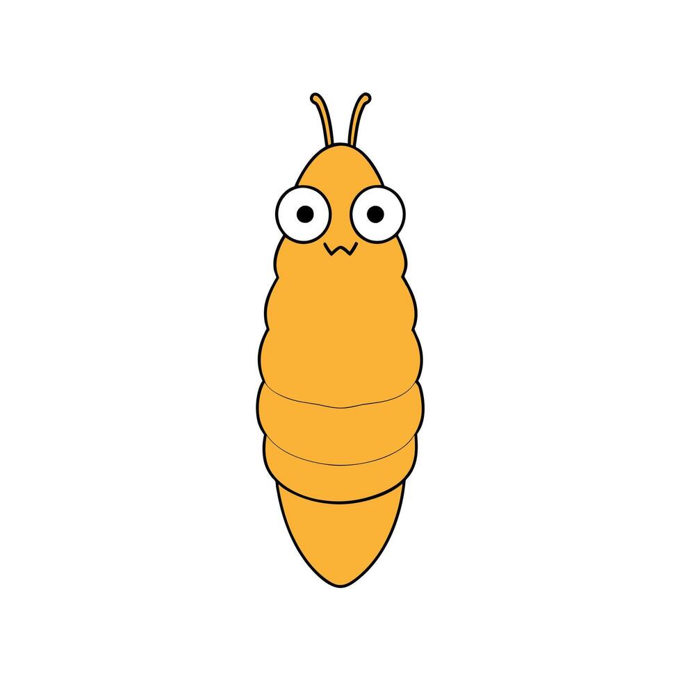 Bagworm Moth sits icon illustration vector