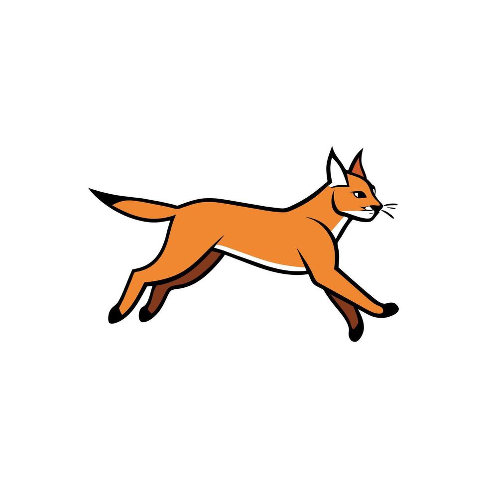 Balkan Lynx flies icon illustration vector