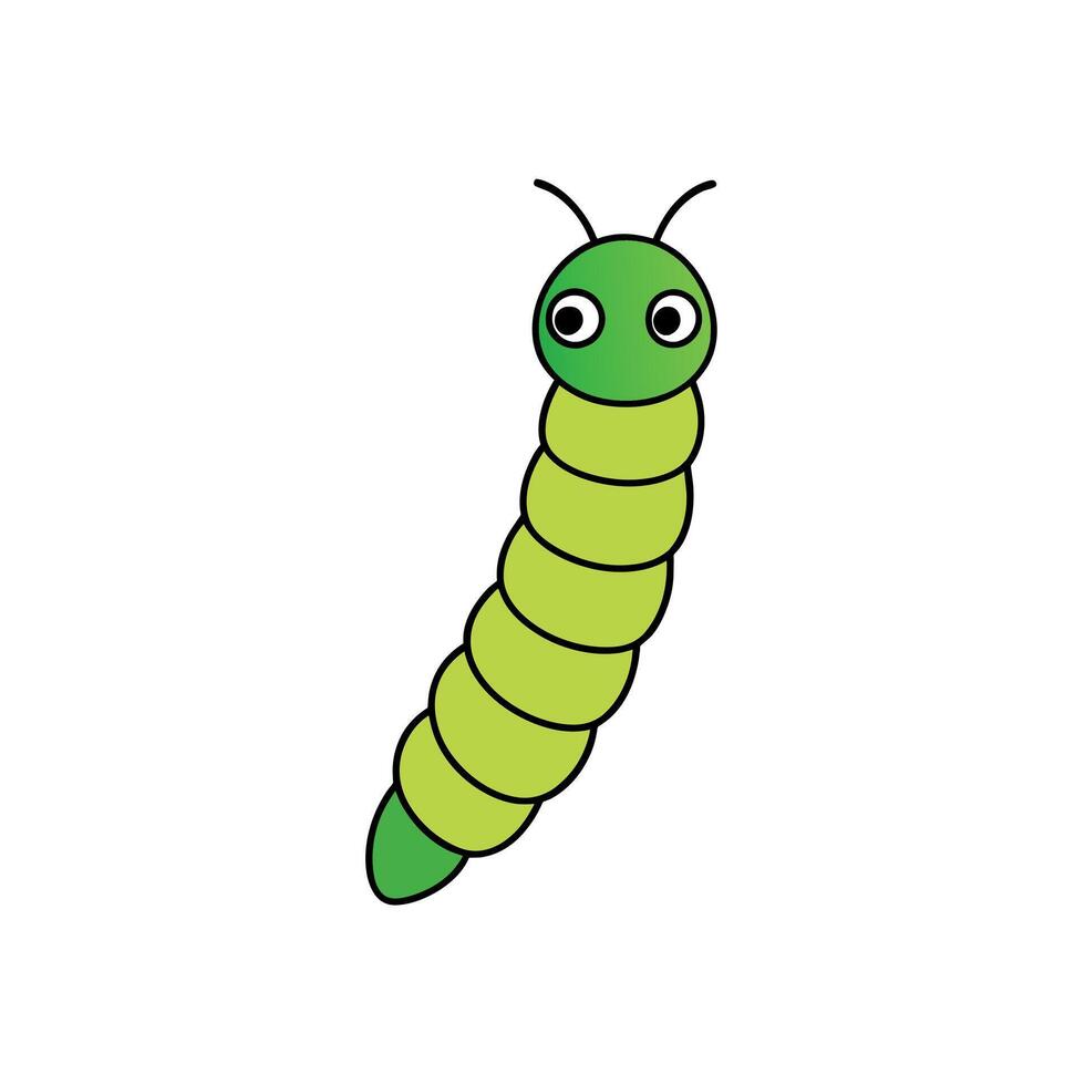 Bamboo Worm goes icon illustration vector