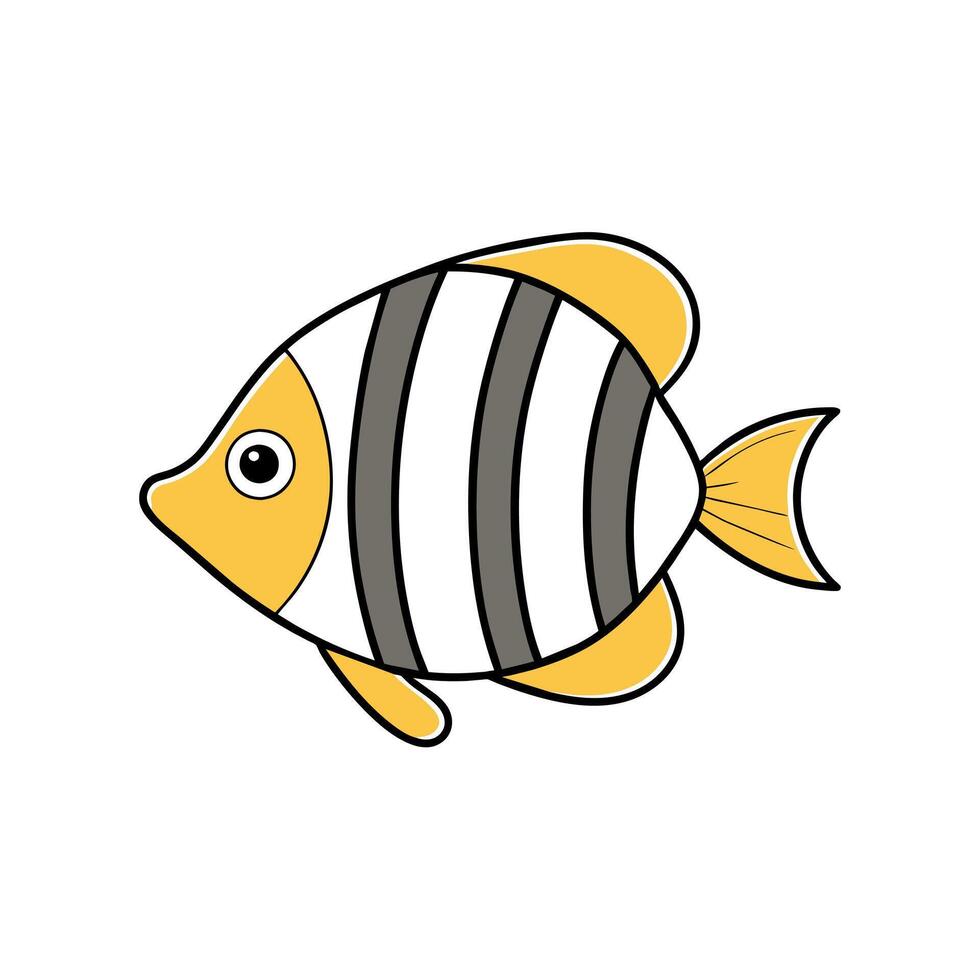 Banana Eel snake flies icon illustration vector
