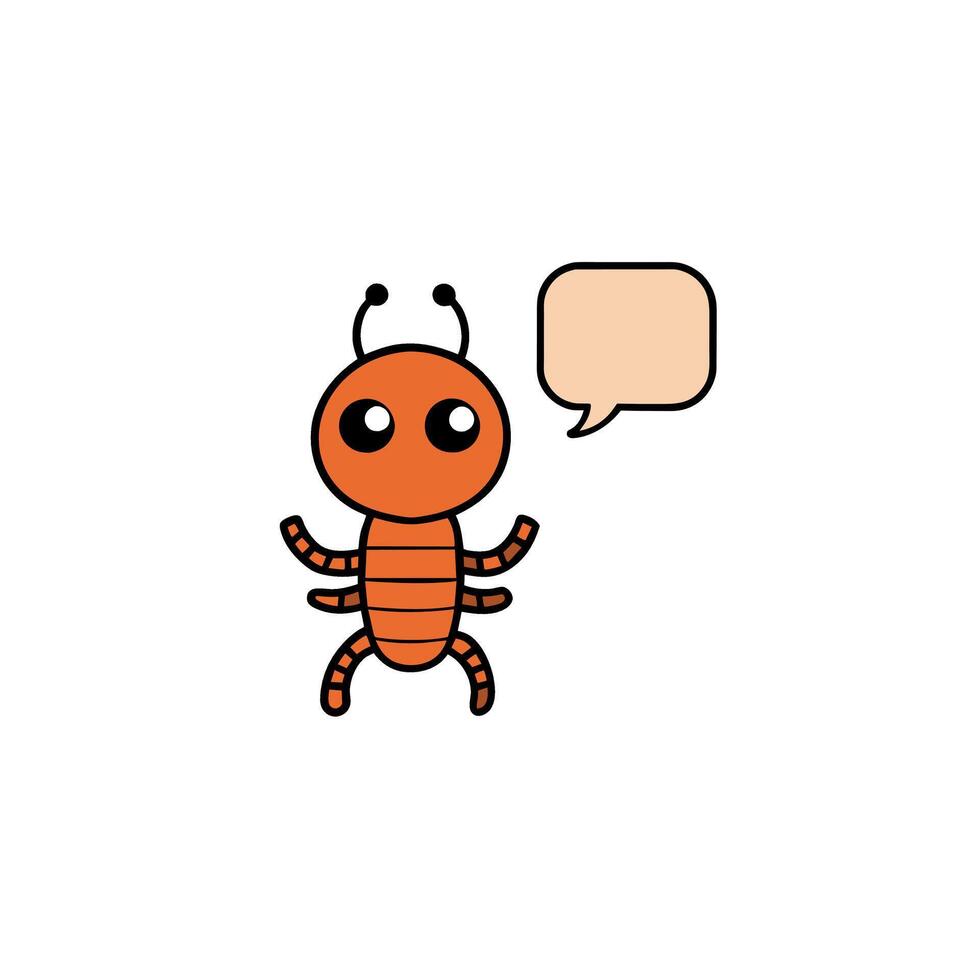 Bark Scorpion speaks icon illustration vector