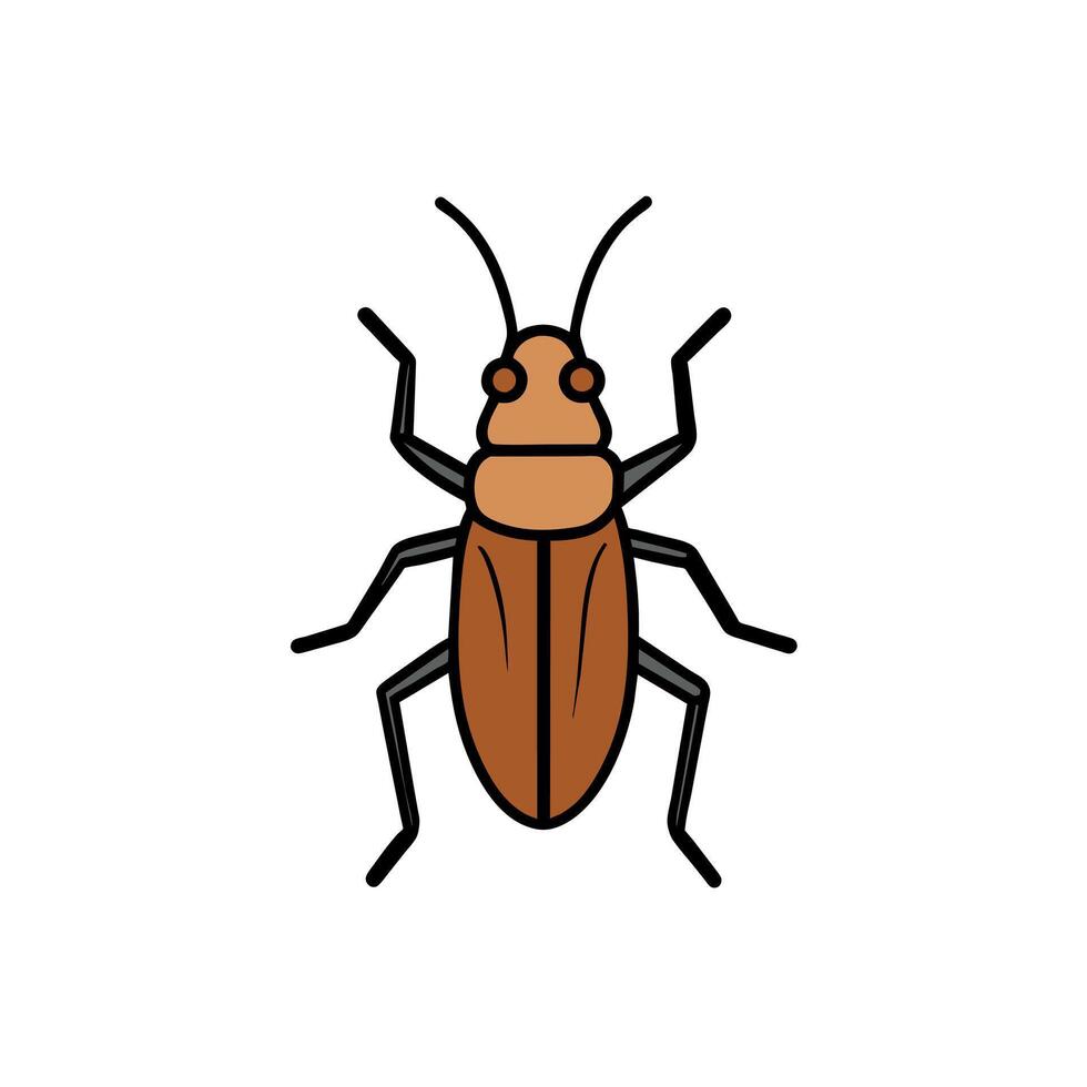 Bark Scorpion walks icon illustration vector