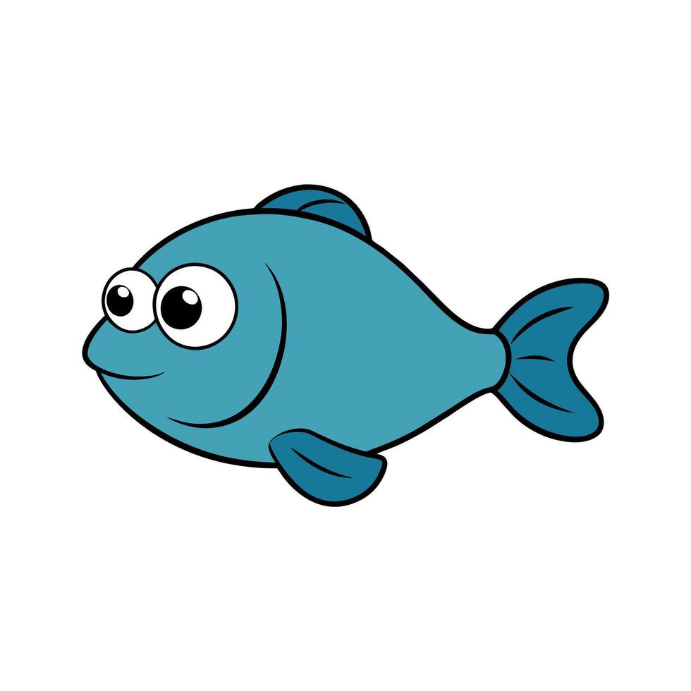 Barreleye Fish cries icon illustration vector