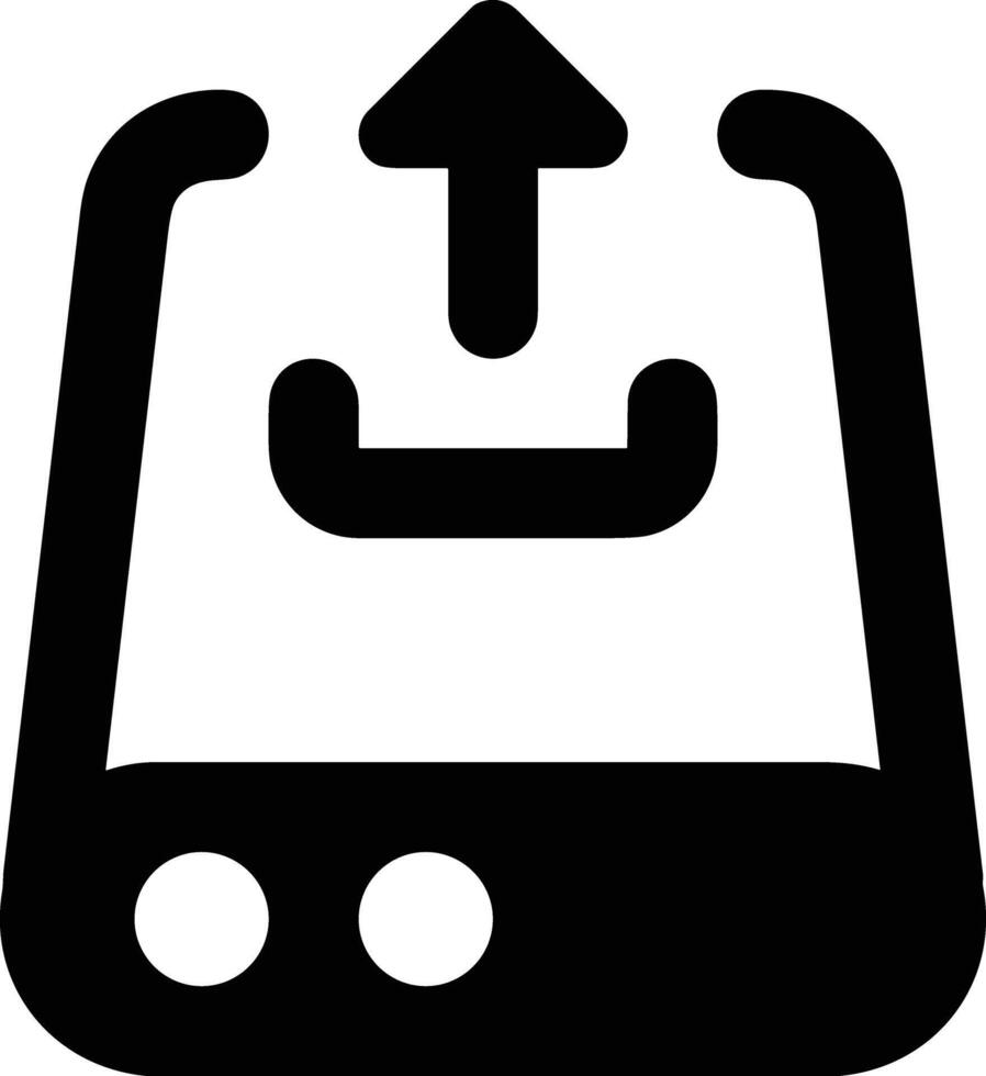 Upload icon symbol image vector