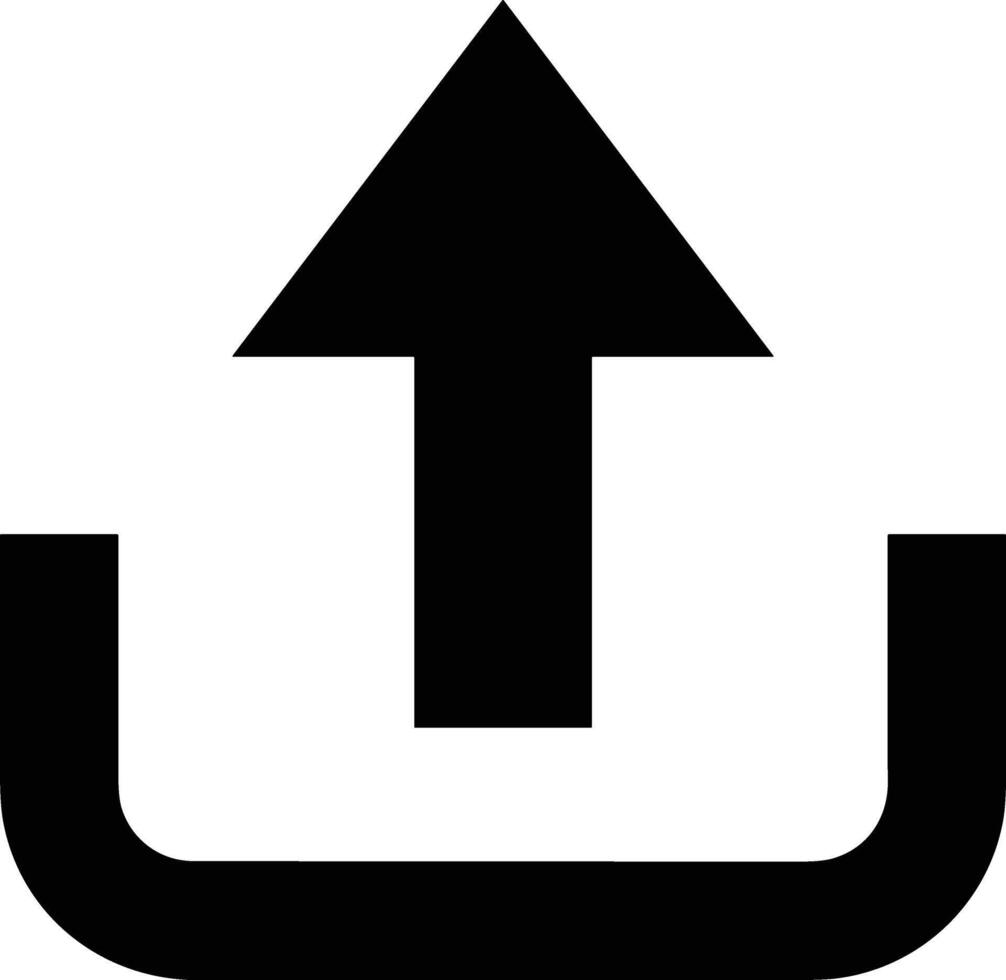 Upload icon symbol image vector