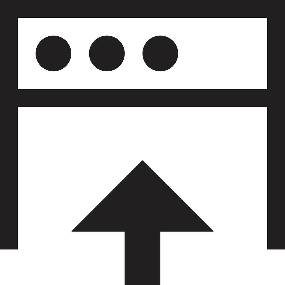 Upload icon symbol image vector