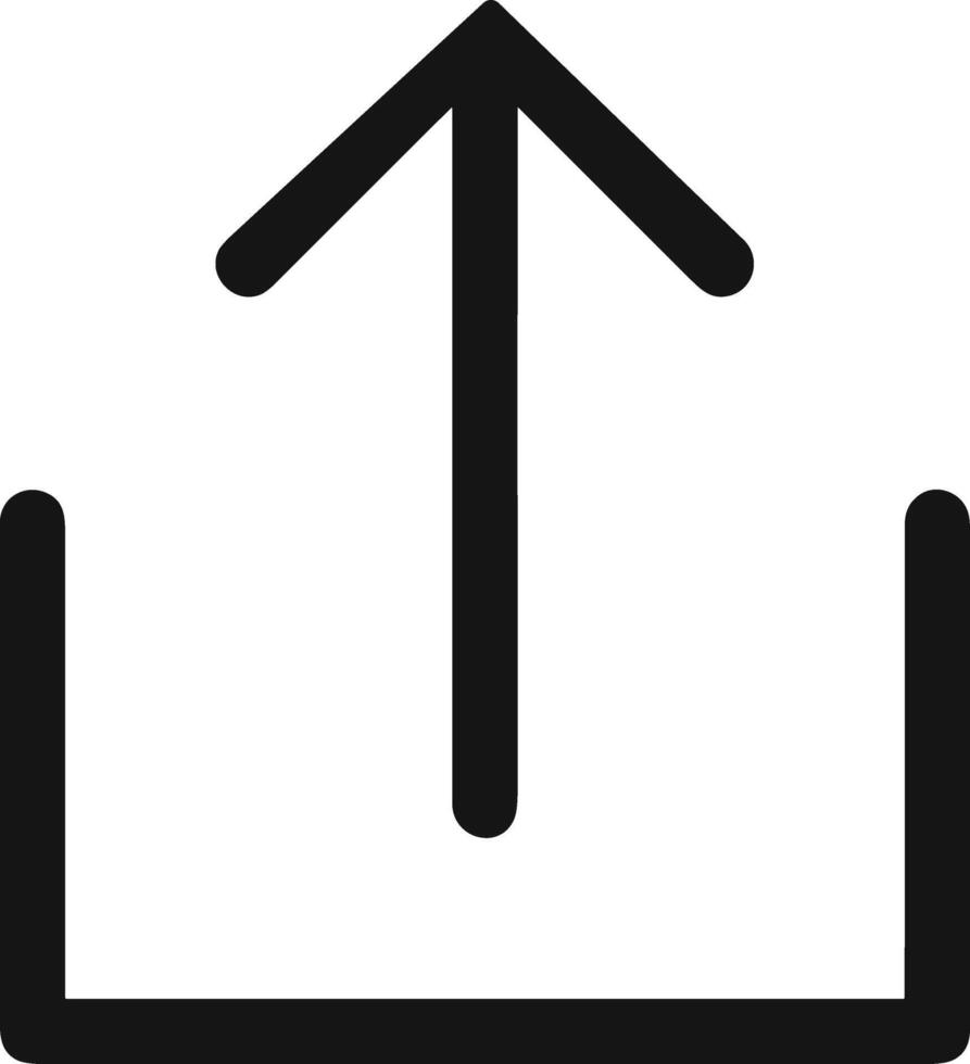Upload icon symbol image vector