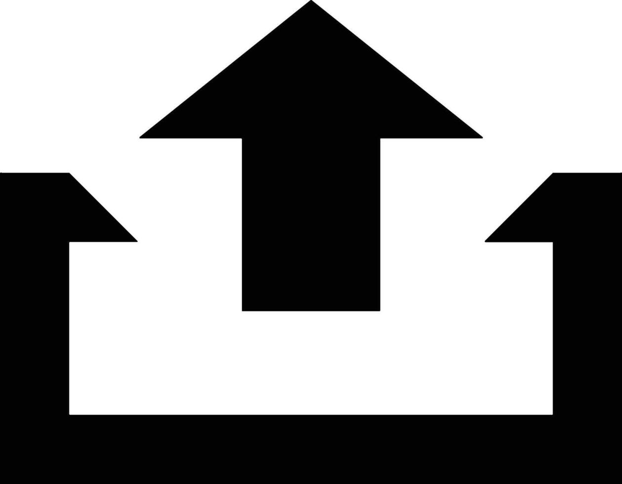 Upload icon symbol image vector