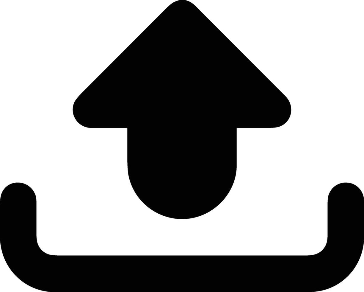 Upload icon symbol image vector
