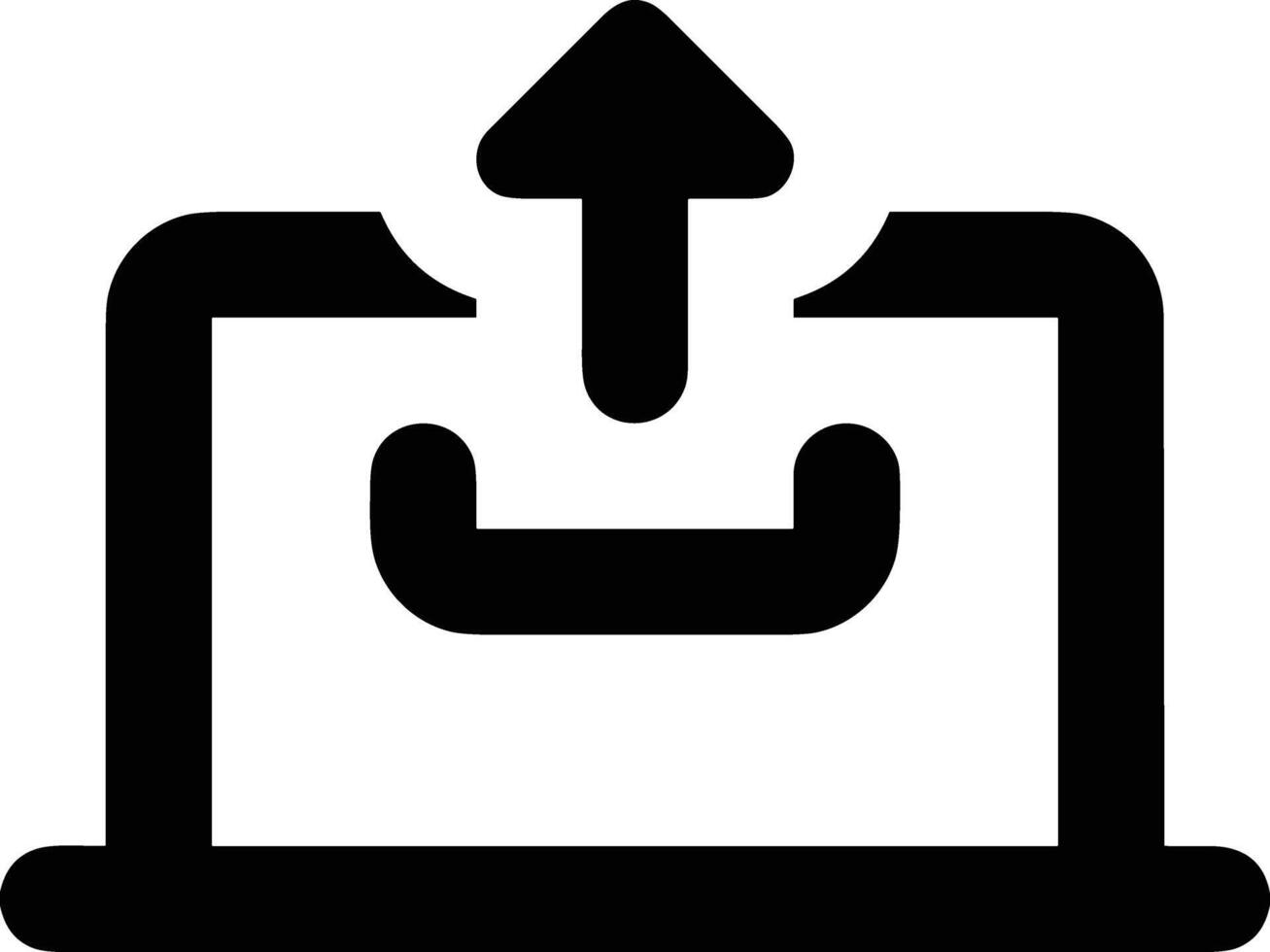 Upload icon symbol image vector