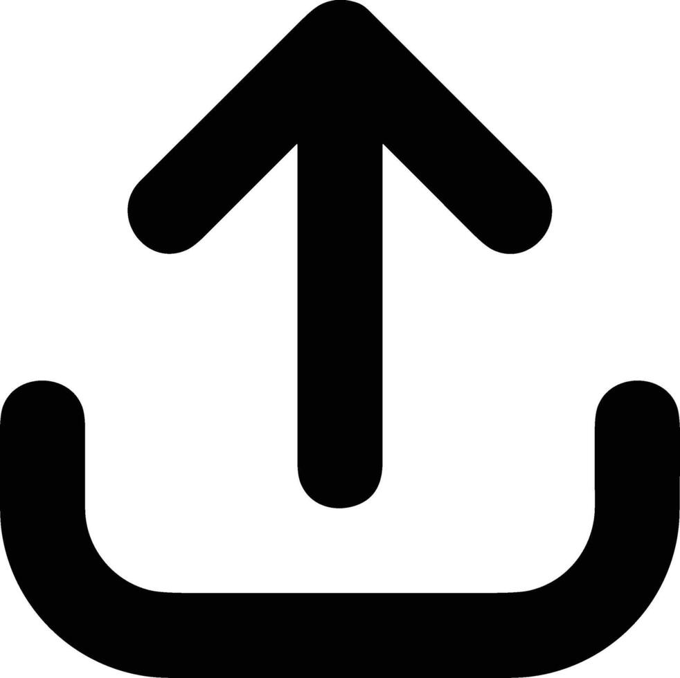 Upload icon symbol image vector