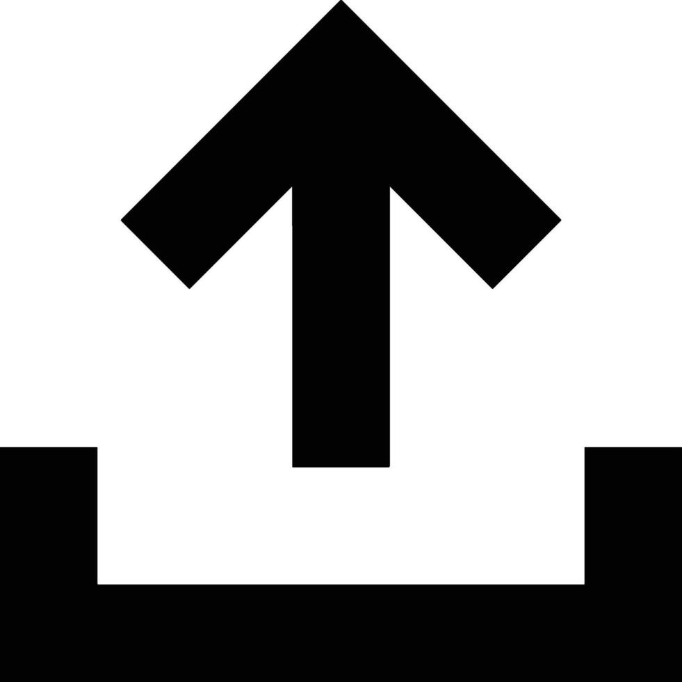 Upload icon symbol image vector