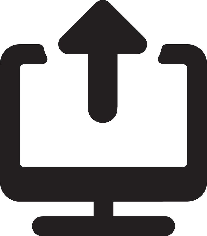 Upload icon symbol image vector