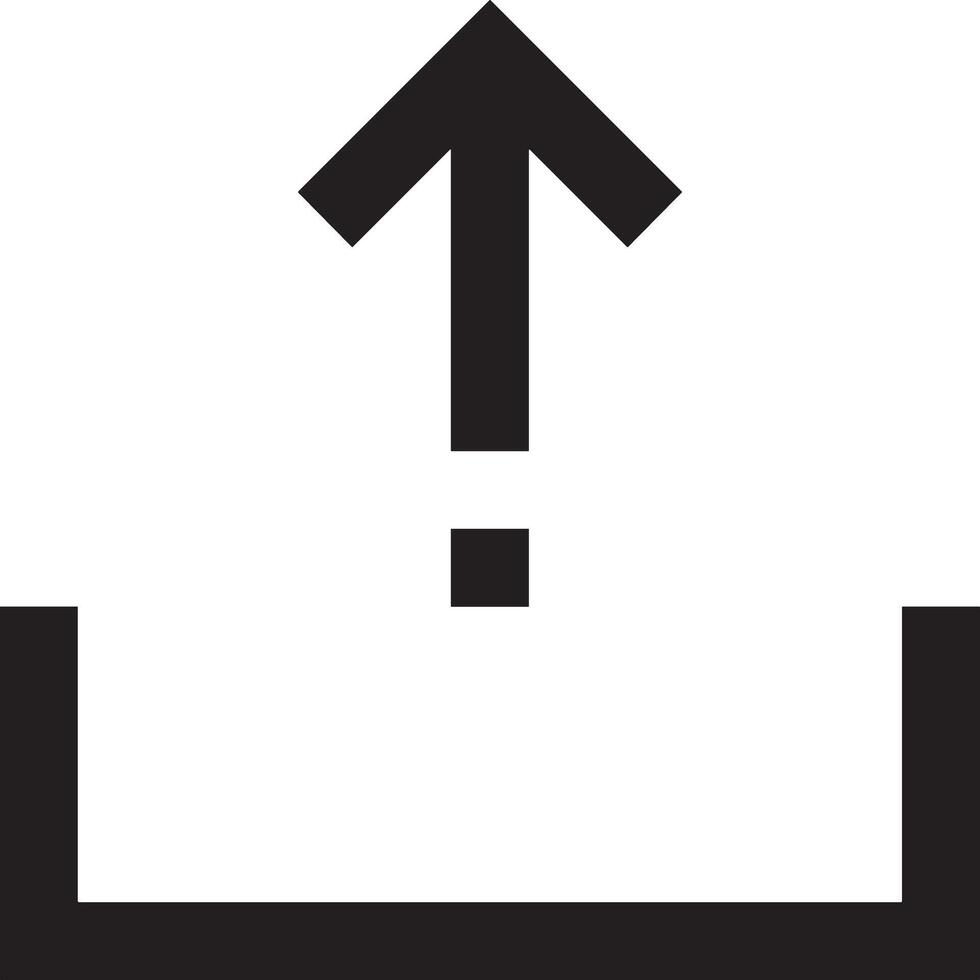Upload icon symbol image vector