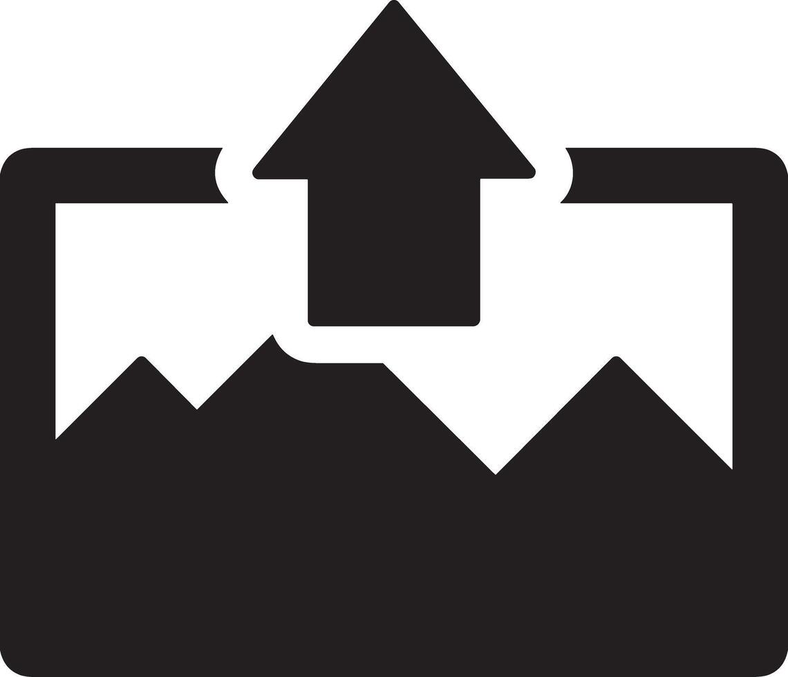 Upload icon symbol image vector