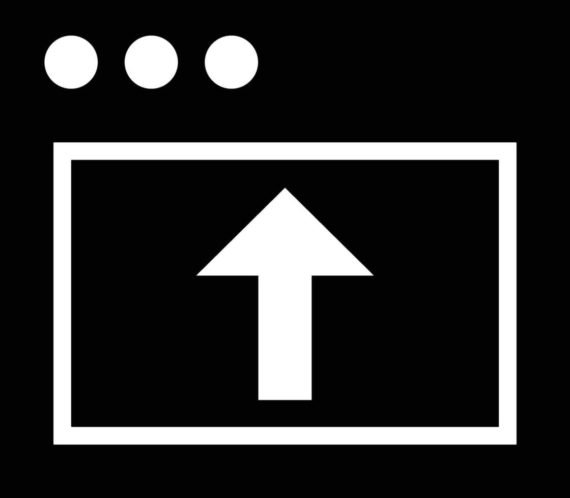 Upload icon symbol image vector