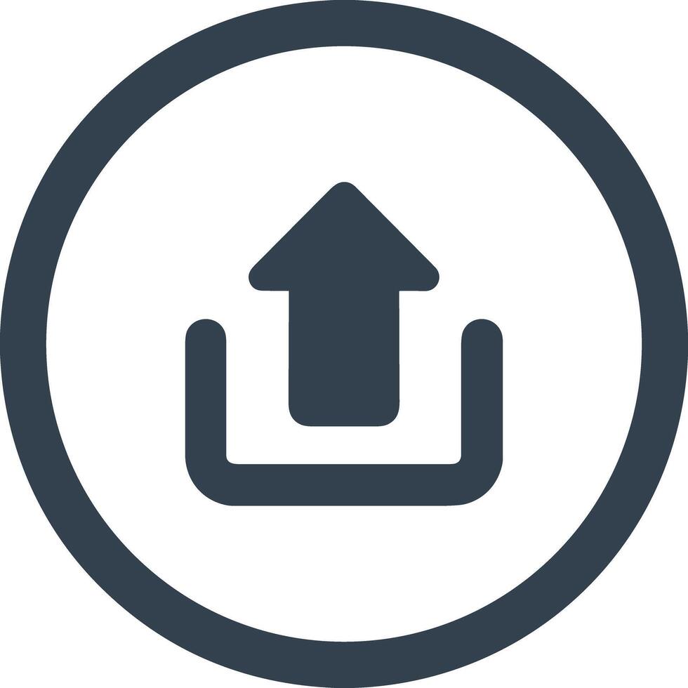 Upload icon symbol image vector