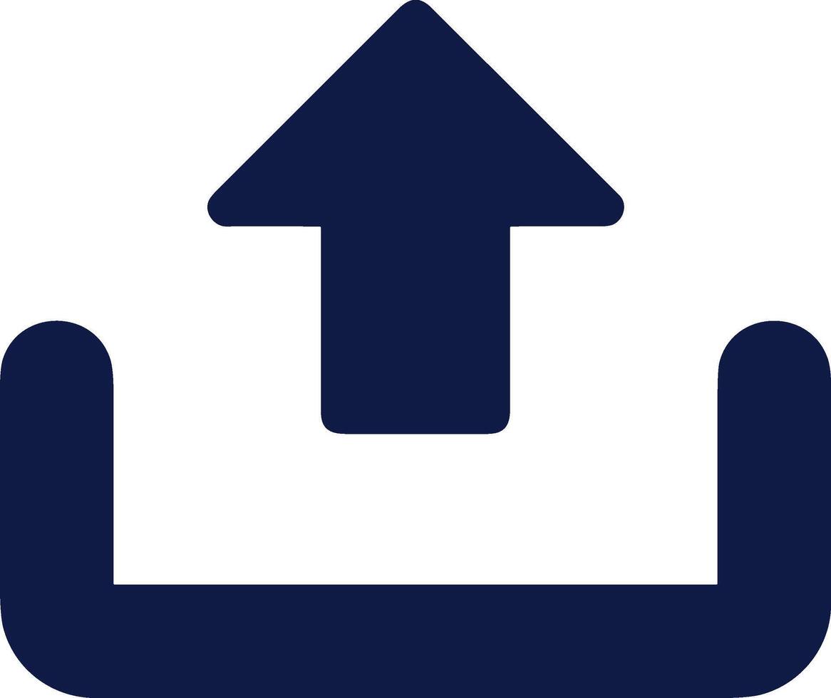 Upload icon symbol image vector