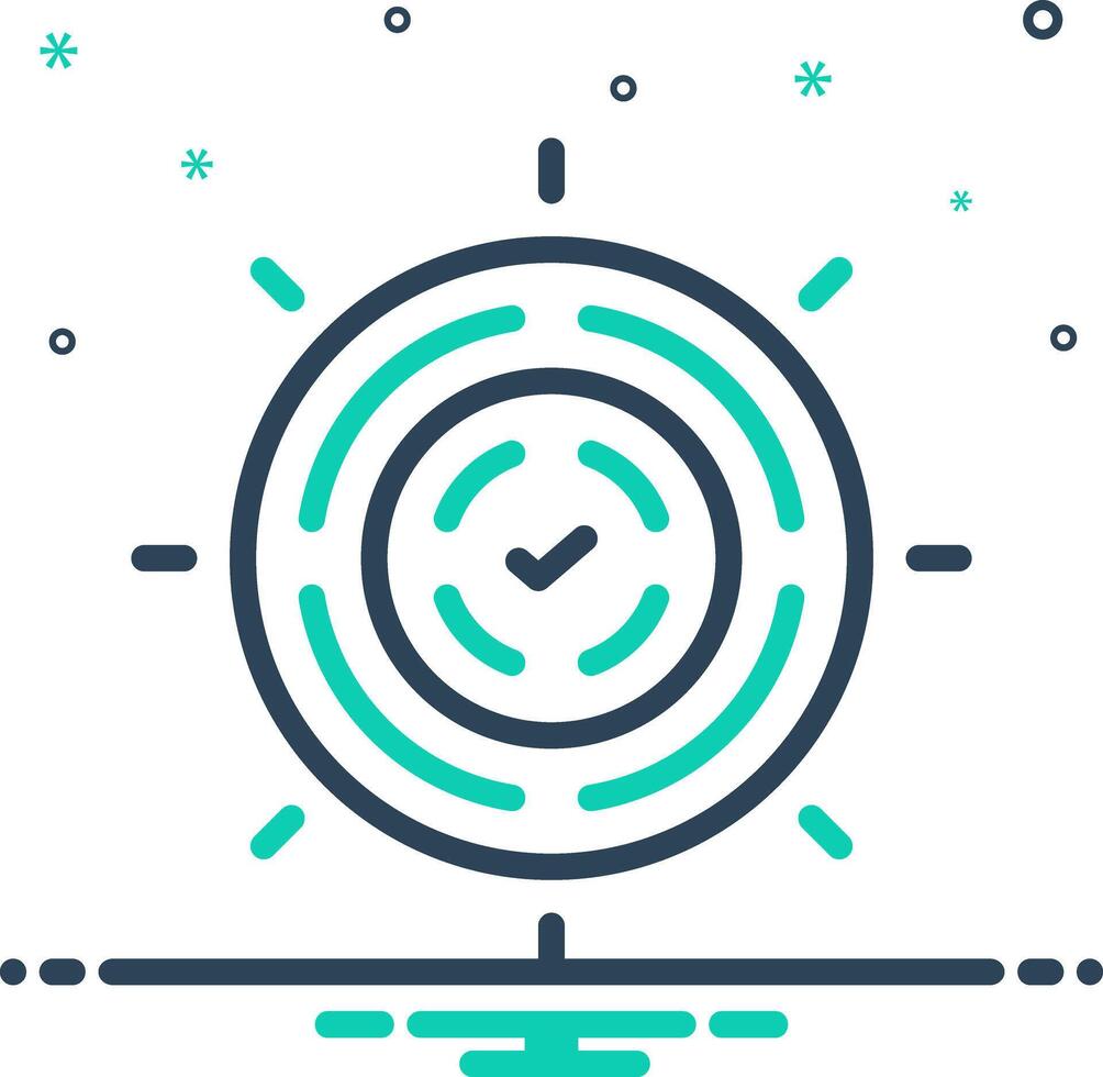 Mix icon for accurate vector