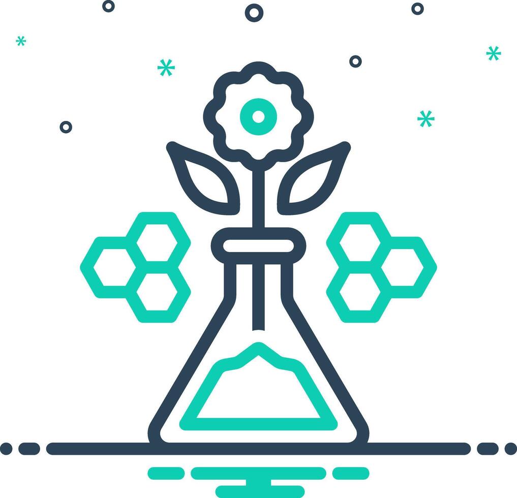 Mix icon for biotechnology vector