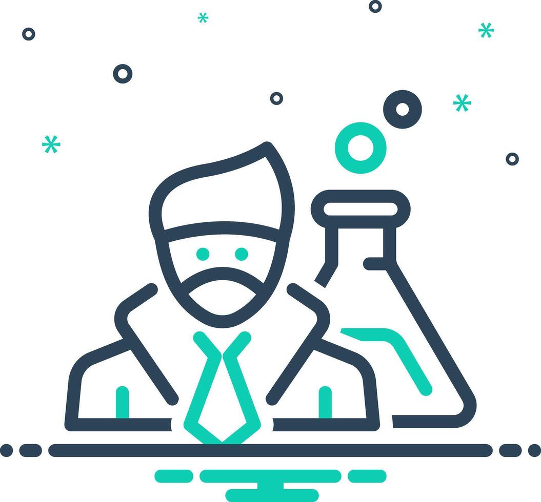 Mix icon for engineering vector