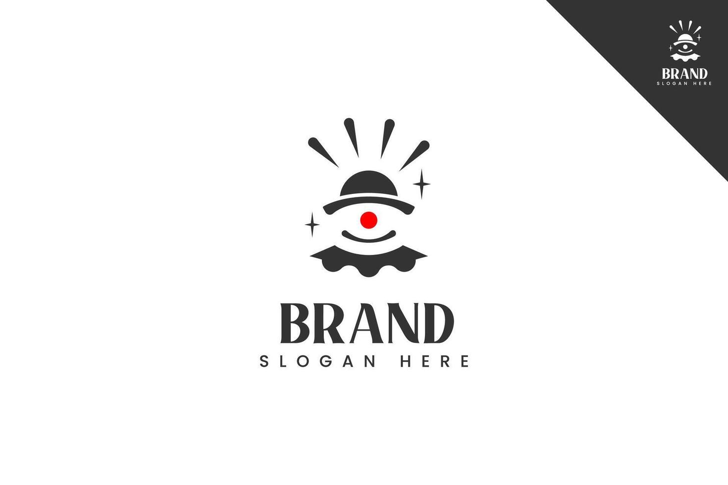 Theatre logotype. Entertainment brand identity design template. Perfect logo for business related to cinema industry. Isolated background. Eps 10. vector