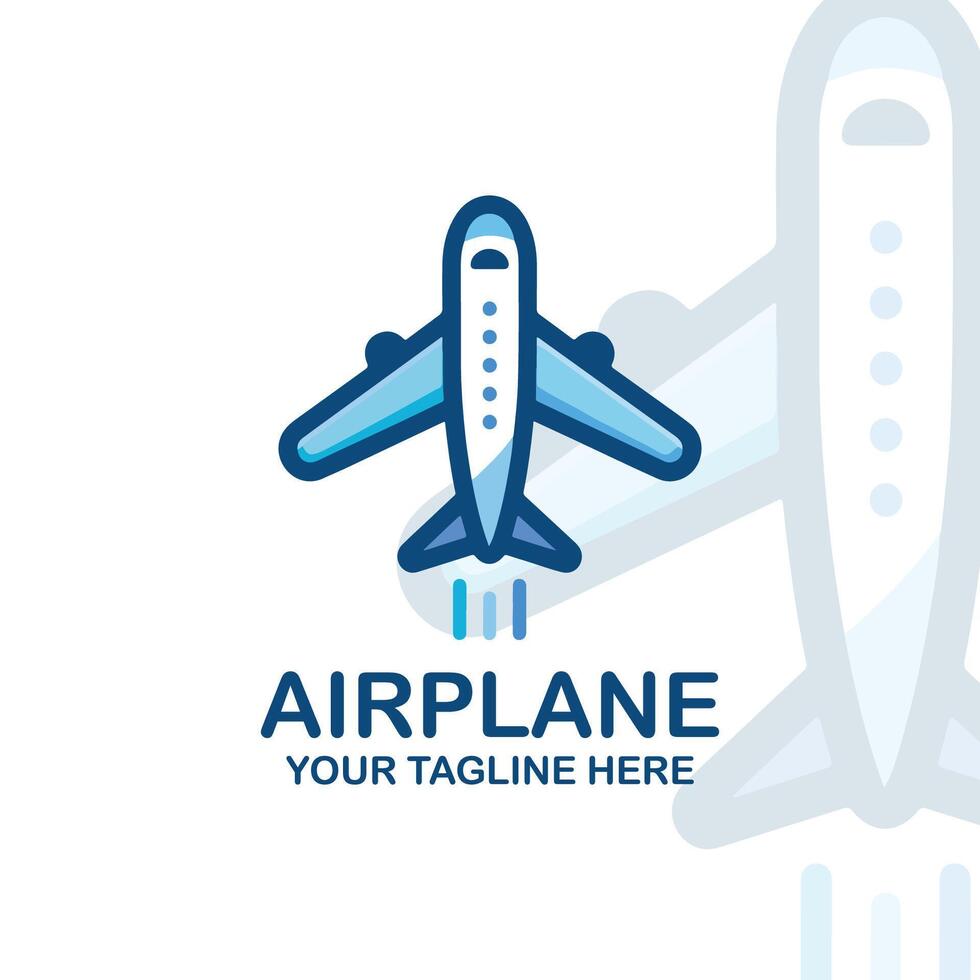 Awesome Airplane Logo Design vector