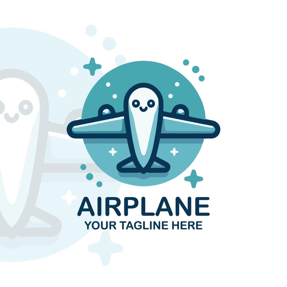 Awesome Airplane Logo Design vector