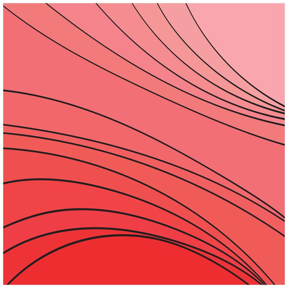 red shades color in square background vector