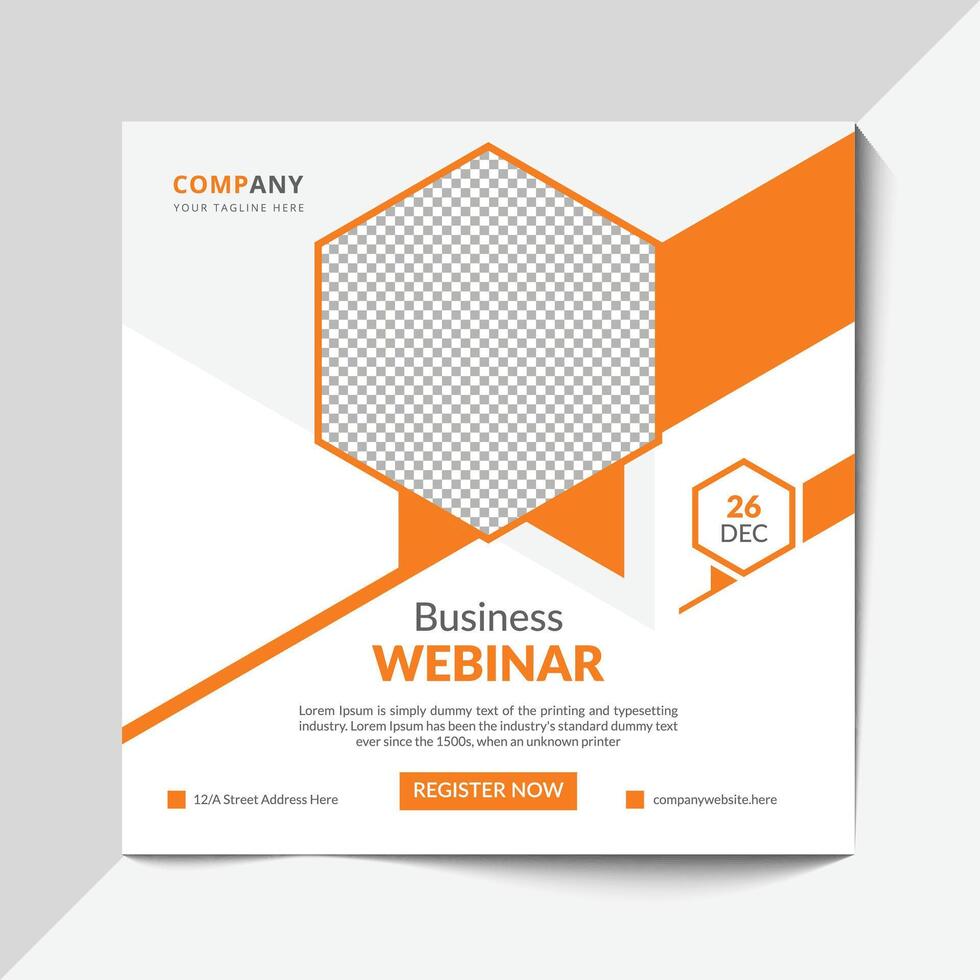 digital marketing agency banner post and social media banner template vector