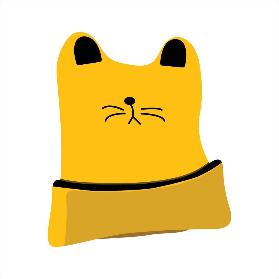 Cute Beanie winter cap vector