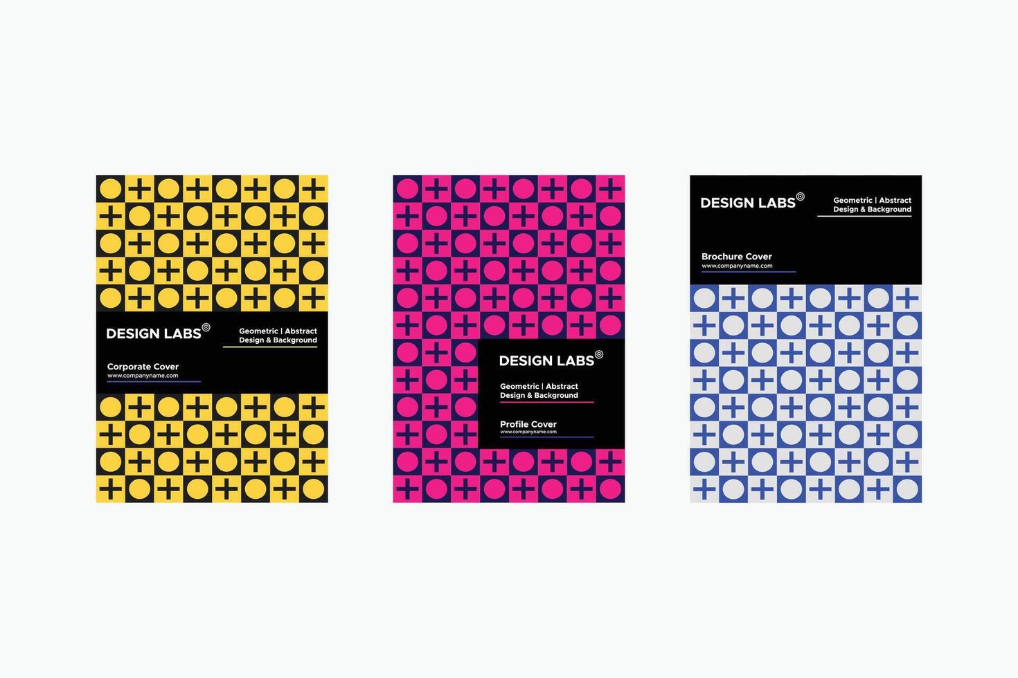 Geometric Cover - Brochure Cover - Profile Cover - Social Media - Circles - Multi-Color - Use in Website Design, Packaging, Wall Art, Wallpaper, Poster, Banner, Profile, Brochure, Apparel, Textiles vector