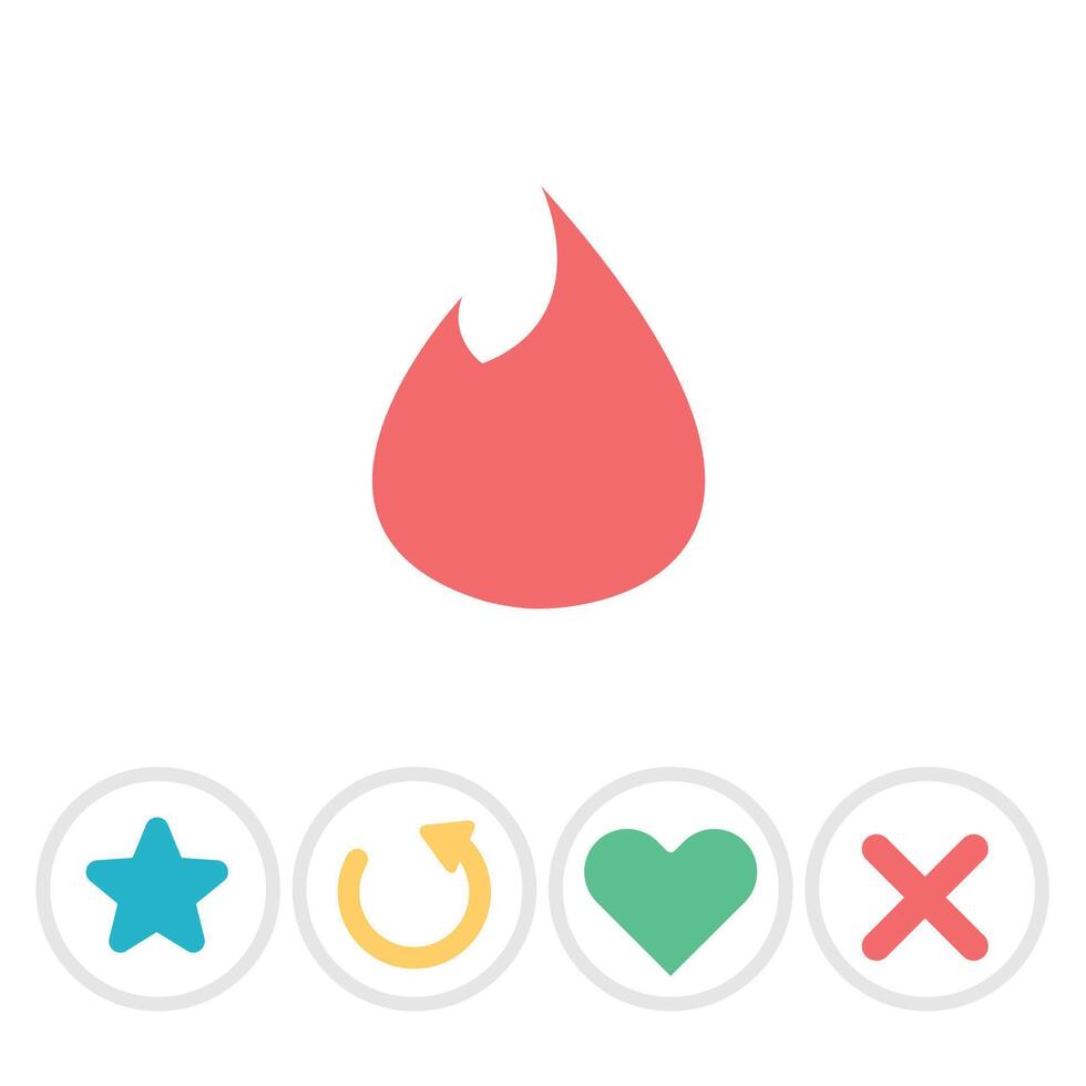 icon set for site vector