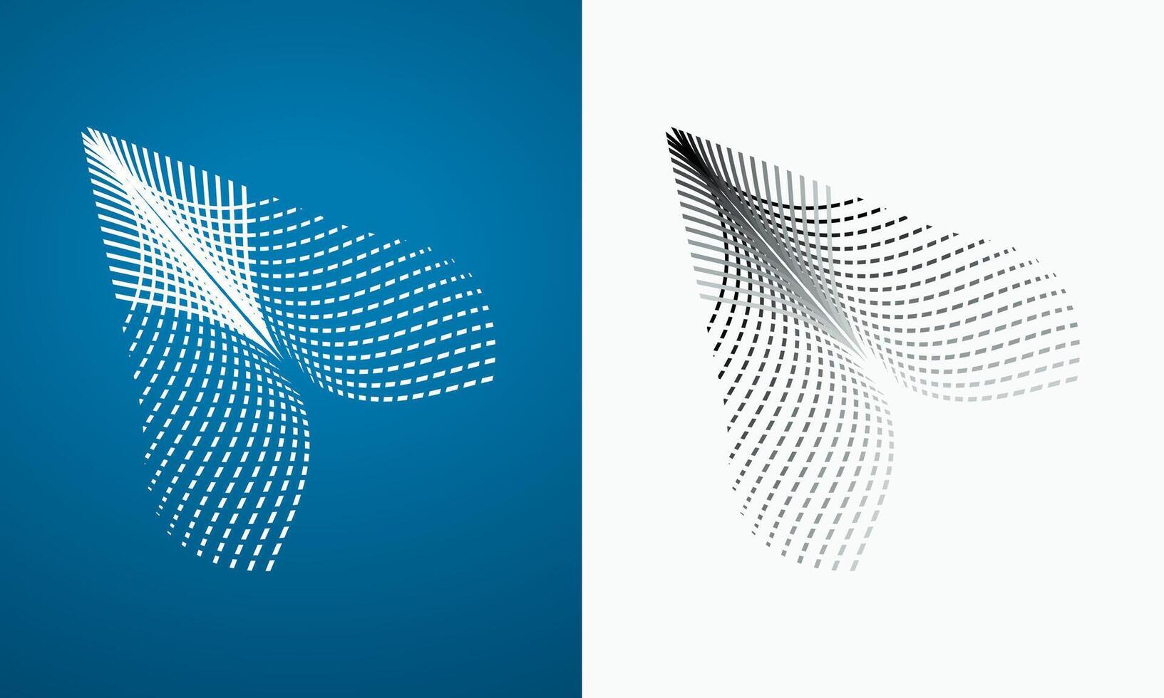 Abstract Paper Rocket Shape Modern Graphic Design vector