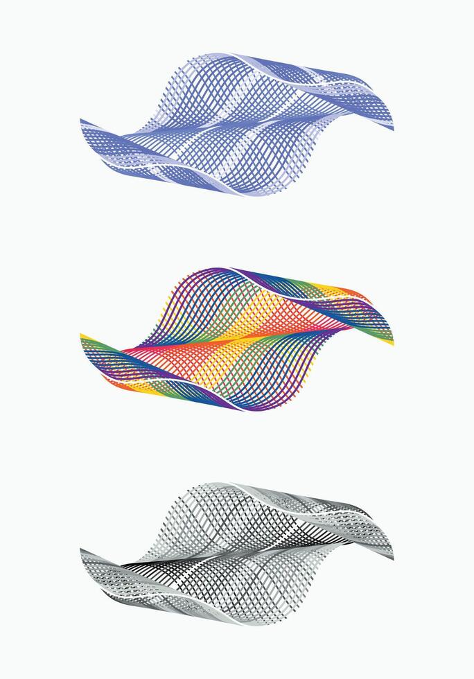 Abstract Shape Modern Graphic Design vector