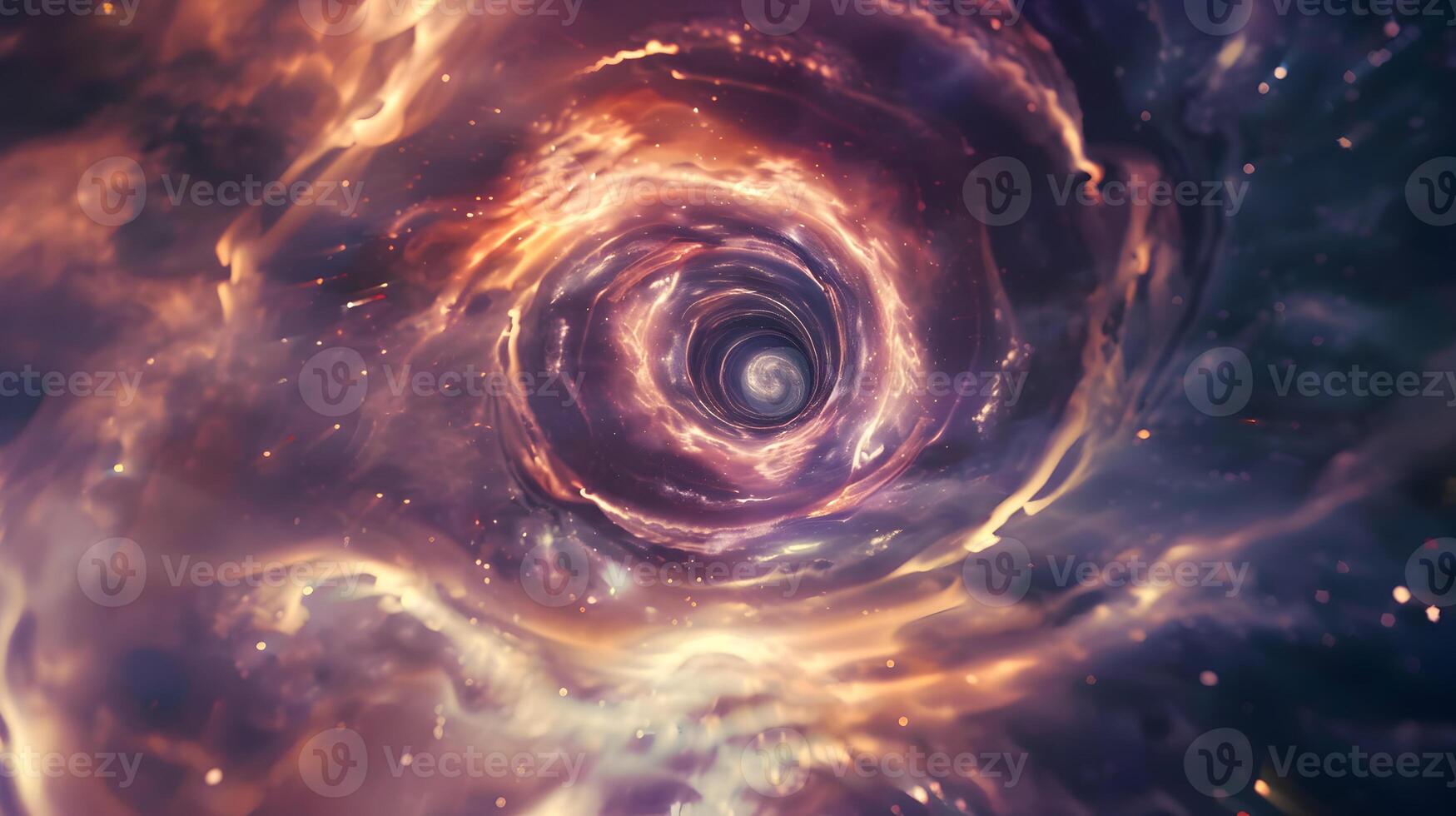 Cosmic Vortex A Mesmerizing Swirl of Light and Darkness photo