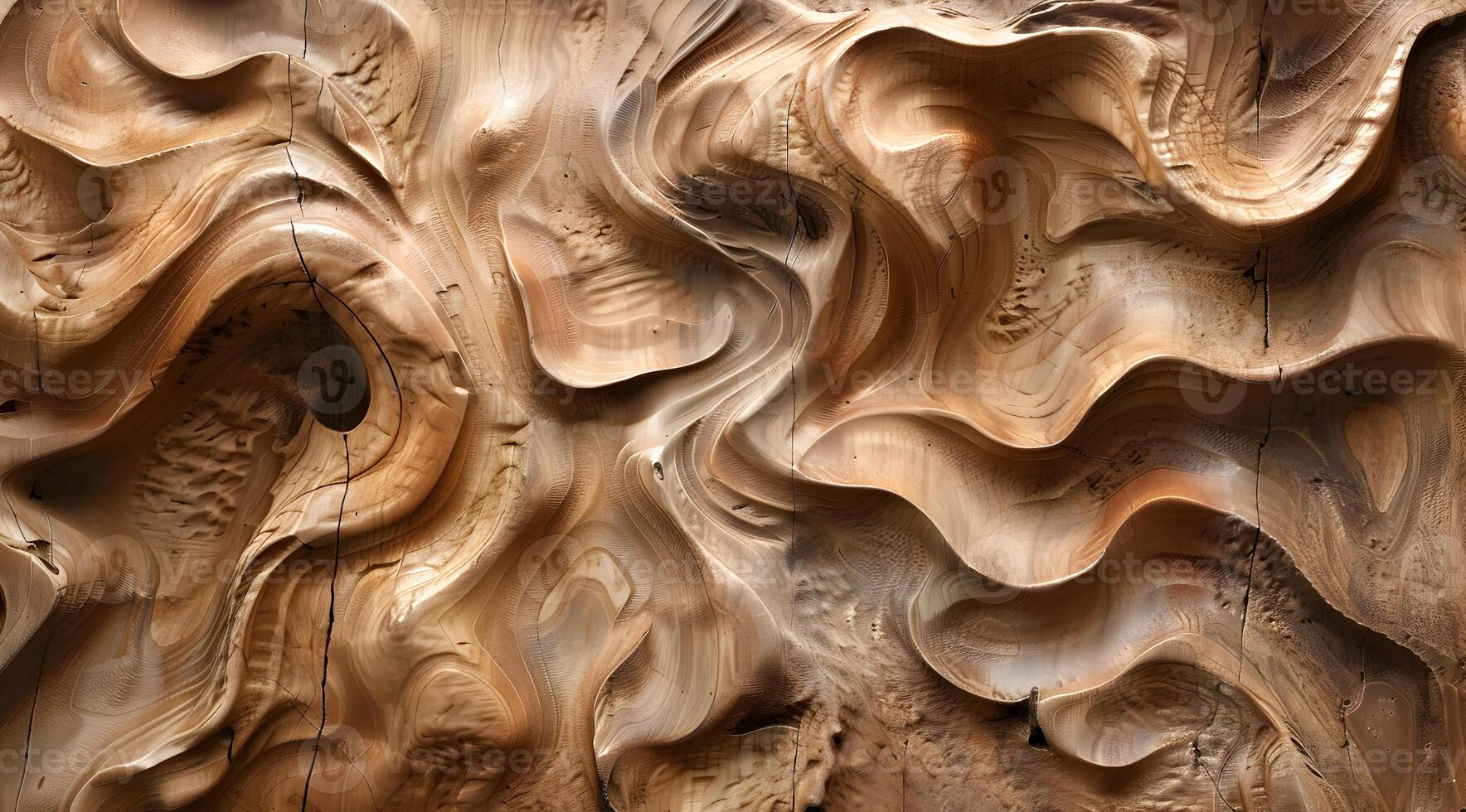 Carved Wood Whisper A Detailed and Organic Texture photo