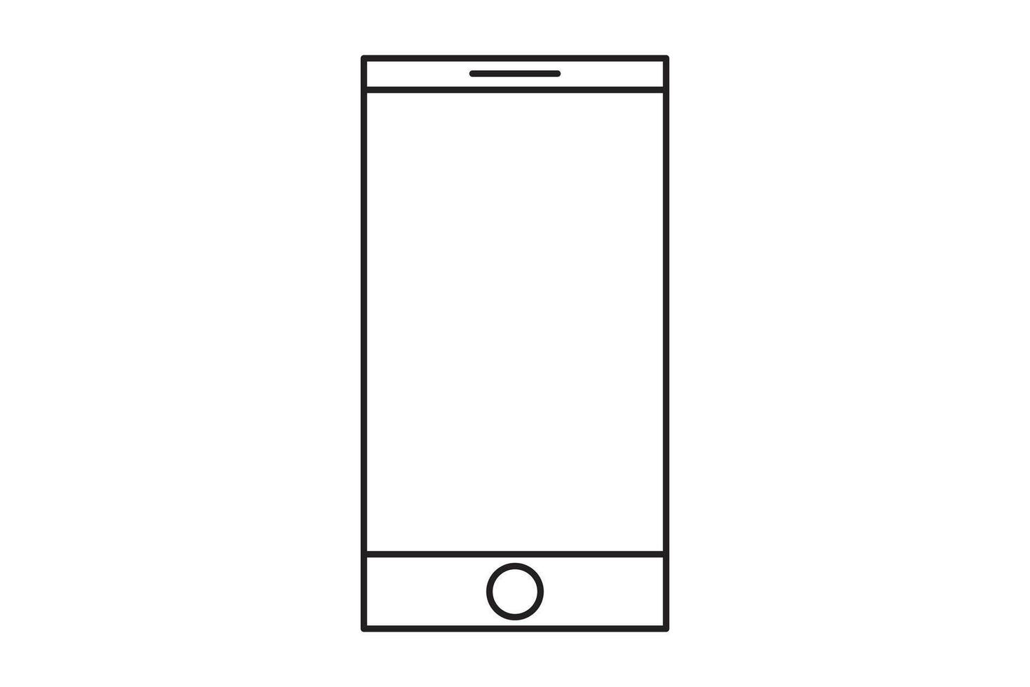 Mobile phone icon. Smartphone comunication symbol. Call web design. vector