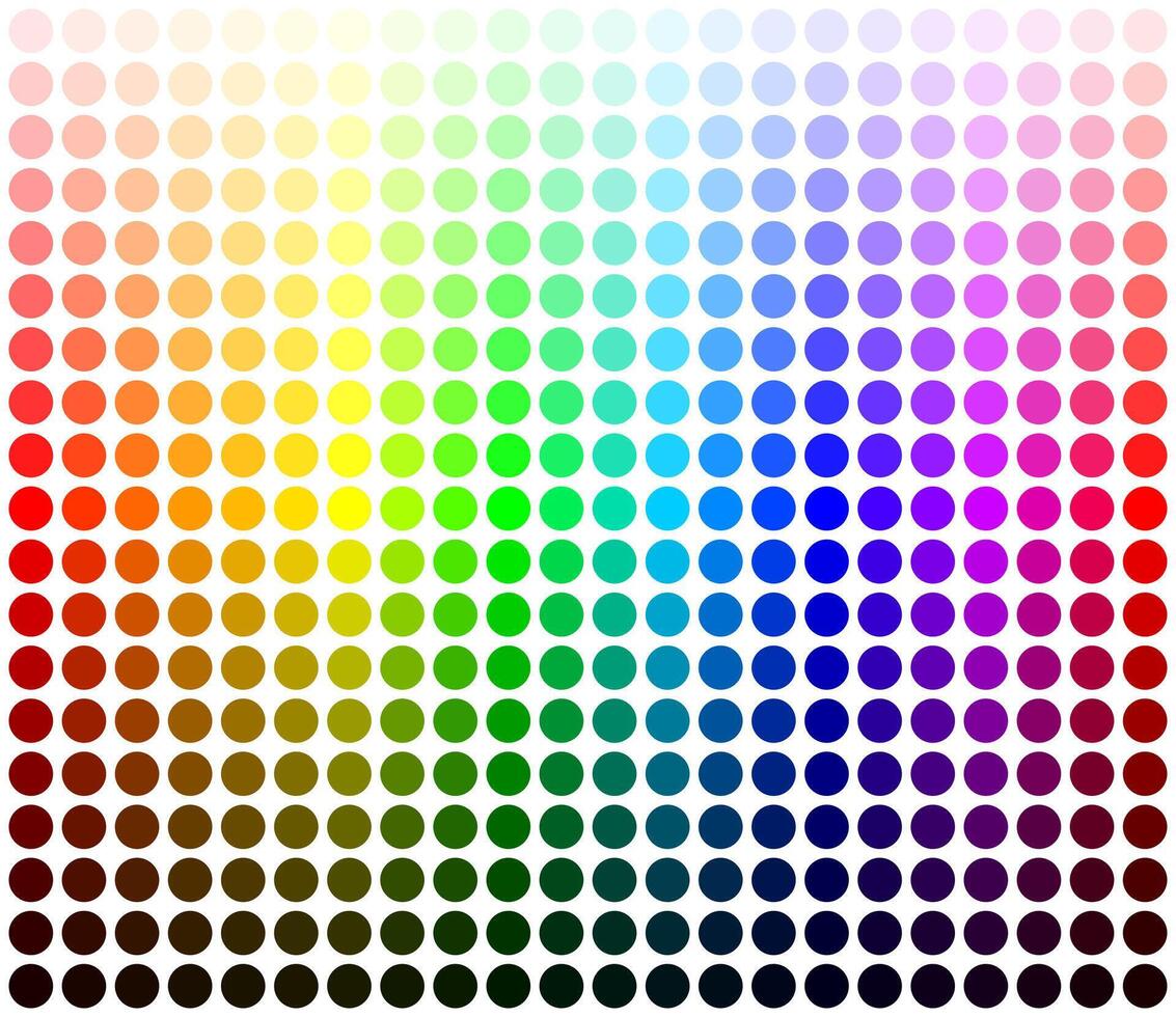 Color palette harmony. Colors shades and lights. template. vector
