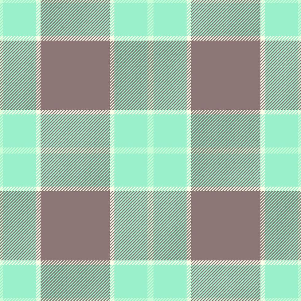 Warp pattern tartan textile, hispanic fabric check. Vertical texture background seamless plaid in mint and pastel colors. vector